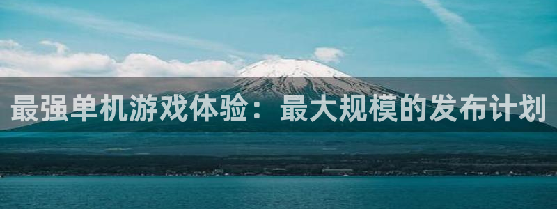 我想看db电竞：最强单机游戏体验：最大规模的发布计划