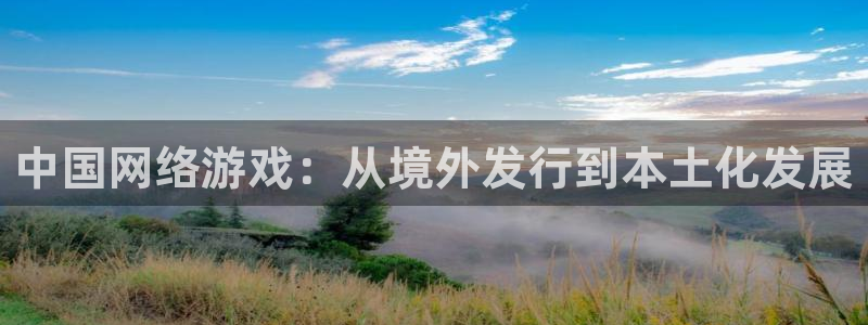 db电竞子最好看的小说：中国网络游戏：从境外发行到本土化发展